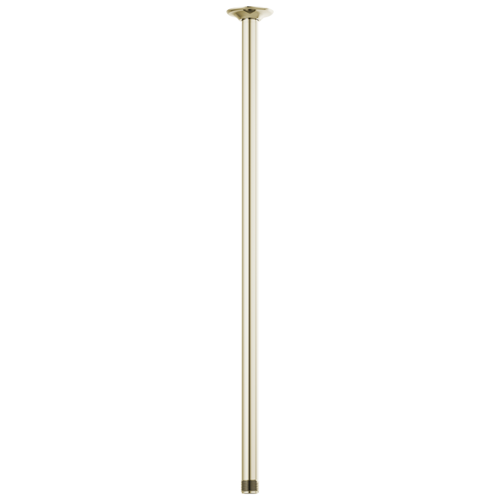 24" Ceiling Mount Shower Arm And Round Flange