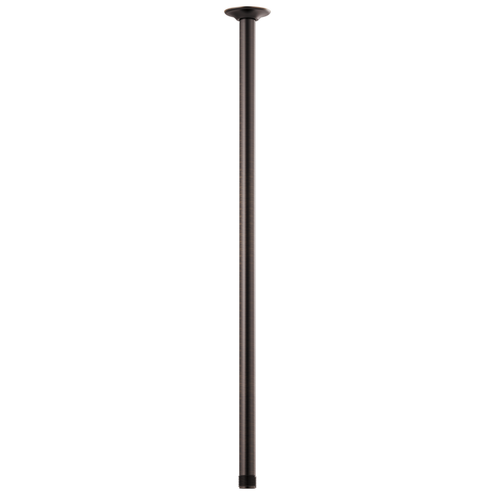 Brizo Universal Showering: 24" Ceiling Mount Shower Arm And Round Flange