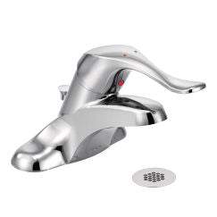 Moen 8425 Single Handle Centerset Bathroom Faucet Included Valve in Chrome