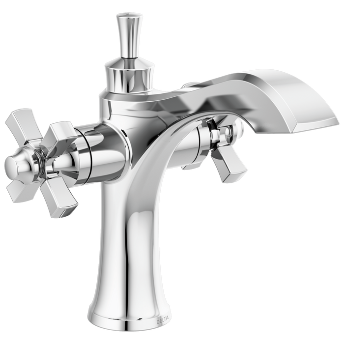 Delta Delta Dorval™: Two Handle Single Hole Monoblock Bathroom Faucet