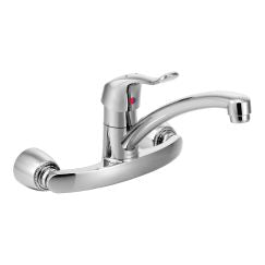 Moen 8713 Commercial Kitchen Faucet Included Valve in Chrome