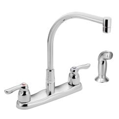 Moen 8792 Commercial Kitchen Faucet from the M-Bition Collection Included Handles in Chrome