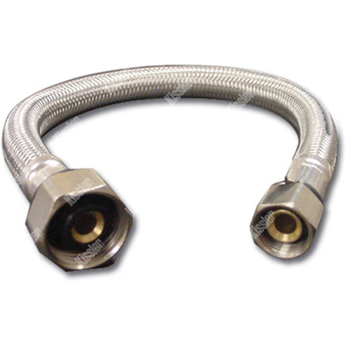 Kissler 88-2003 3/8" Compression x  1/2" NPT Stainless Steel Faucet Connector (30" Length)