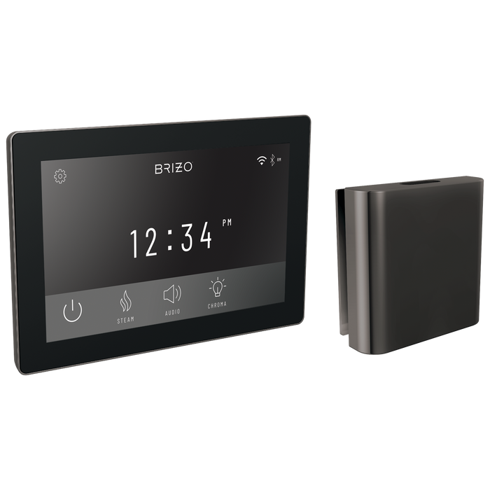 Brizo : Digital + Square Steam Set