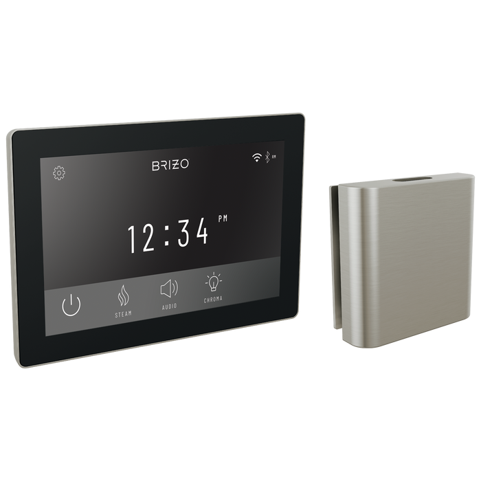 Brizo : Digital + Square Steam Set