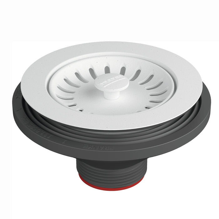 Franke Colorline Sink Strainer Assembly - Polar White - Polar White