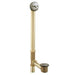 Moen 90480 Tub Drain with Brass Tubing and Trip Lever Drain Assembly in Brushed Nickel