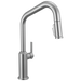 Delta Cordova 9085 Single Handle Pull-Down Kitchen Faucet - Lumicoat Arctic Stainless