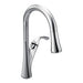 Moen 9124 Notch One Handle High Arc Pulldown Kitchen Faucet in Chrome