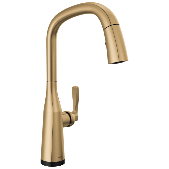 Delta Stryke 9176TL TouchTouch 2O Technology Kitchen Faucet with Touchless Technology - Lumicoat Champagne Bronze