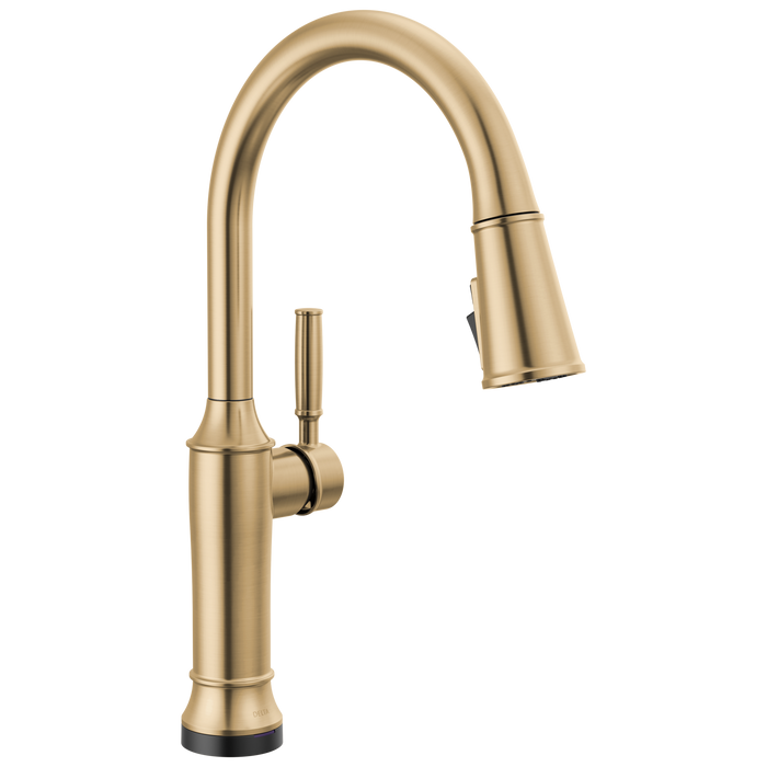 Delta Renaldi 9184TL-AR-PR TouchTouch 2O Technology Kitchen Faucet with Touchless Technology - Lumicoat Champagne Bronze