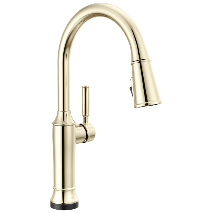 Delta Renaldi 9184TL-AR-PR TouchTouch 2O Technology Kitchen Faucet with Touchless Technology - Lumicoat Polished Nickel