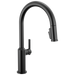 Delta Cordova 9185 Single Handle Pull-Down Kitchen Faucet - Matte Black