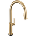Delta Cordova 9185TL Touch2O Technology Kitchen Faucet with Touchless Technology - Lumicoat Champagne Bronze