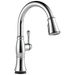 Delta Cassidy 9197TL TouchTouch 2O Technology Kitchen Faucet with Touchless Technology - Lumicoat Chrome