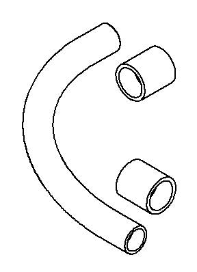 KOHLER K-93836 1/2" PVC TUBE SERVICE KIT