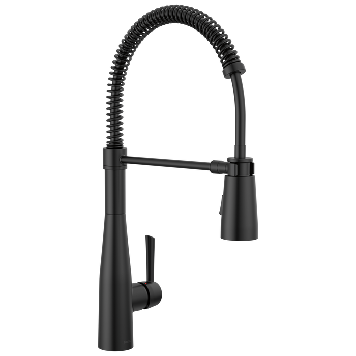 Delta Essa 9613 Single-Handle Pull-Down Spring Kitchen Faucet - Matte Black