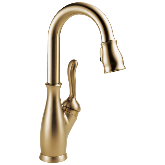 Delta Leland 9678 Single Handle Pull-Down Bar / Prep Faucet