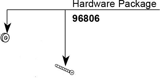 Moen 96806 Hardware kit
