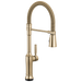 Delta Renaldi 9684TL Touch2O Technology Kitchen Faucet with Touchless Technology - Lumicoat Champagne Bronze