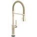 Delta Renaldi 9684TL Touch2O Technology Kitchen Faucet with Touchless Technology - Lumicoat Polished Nickel