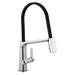 Delta Pivotal: Single Handle Exposed Hose Kitchen Faucet