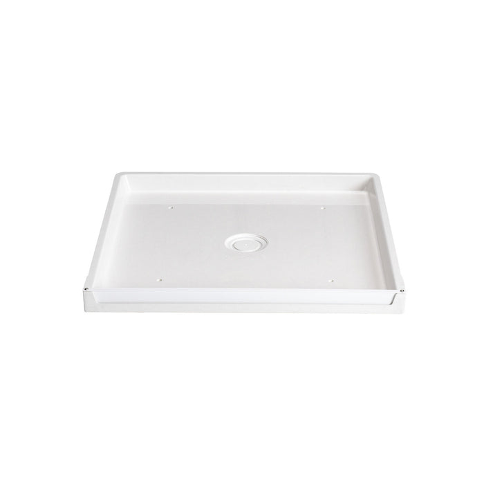 Mustee 98 32-1/2" x 30-1/4" DURAPAN Fiberglass Washer/Water Heater Pan
