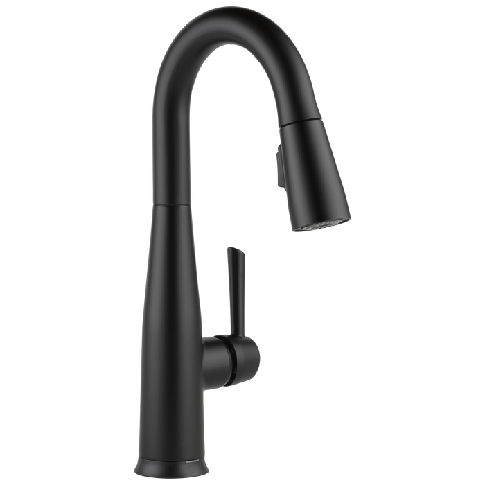 Delta Essa: Single Handle Pull-Down Bar / Prep Faucet with Touch<sub>2</sub>O Technology