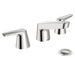 Moen 9922 M-Bition Widespread Bathroom Faucet with Metal Pop-Up Drain Assembly