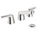 Moen 9922 M-Bition Widespread Bathroom Faucet with Metal Pop-Up Drain Assembly in Chrome