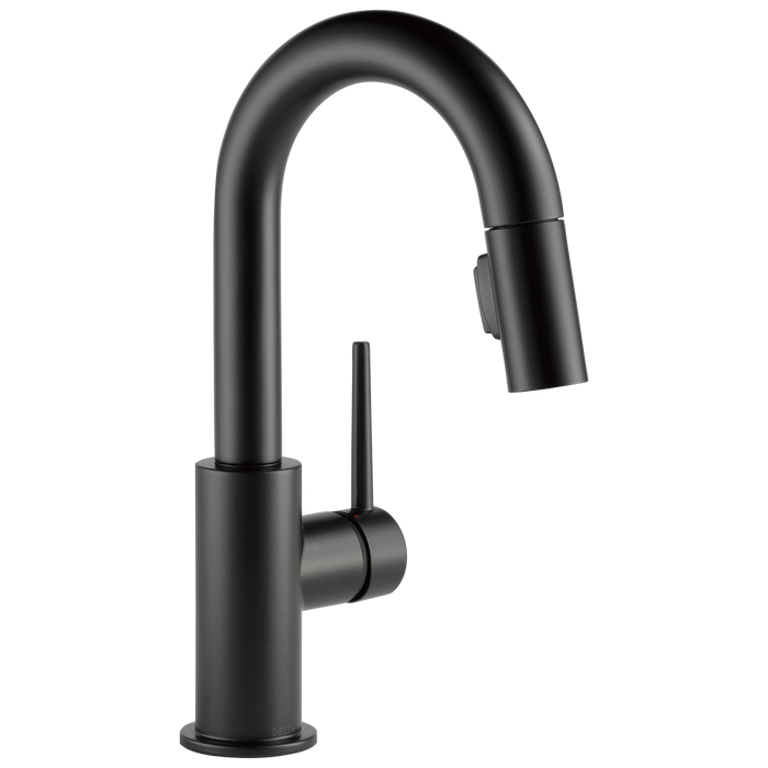 Delta Delta Trinsic: Single Handle Pull-Down Bar/Prep Kitchen Limited Swivel
