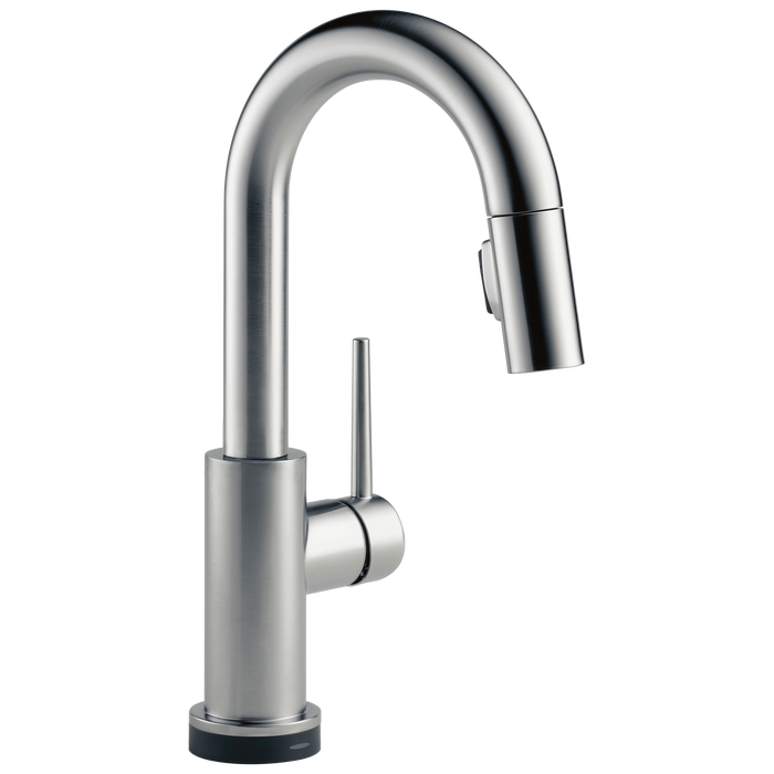 Delta 9959T-DST Trinsic Single Handle Pull-Down Bar / Prep Faucet with Touch2O Technology