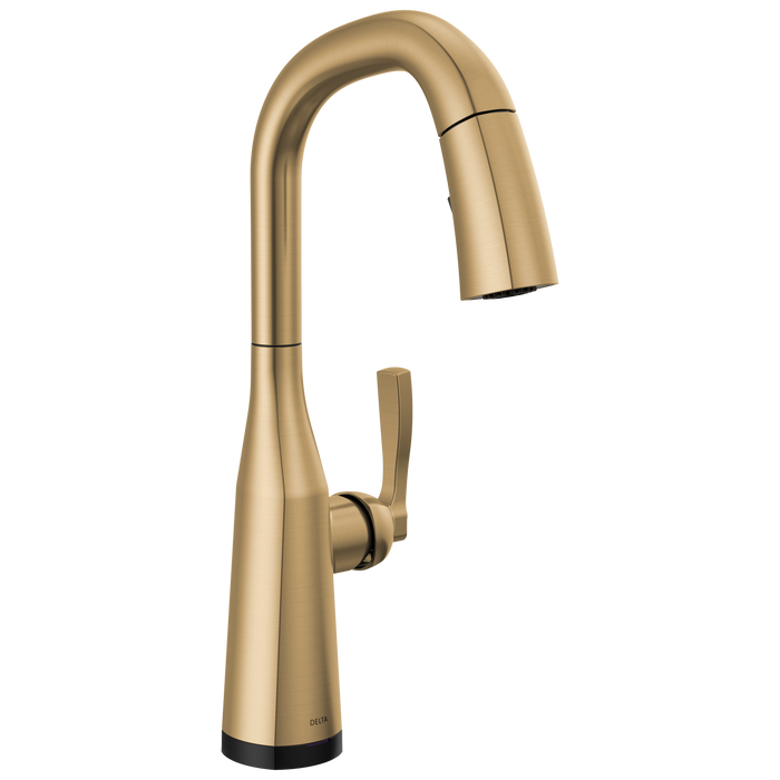 Delta Stryke 9976TL Touch2O Bar / Prep Faucet with Touchless Technology - Lumicoat Champagne Bronze