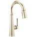Delta Emmeline 9982 Single Handle Pull-Down Bar / Prep Faucet - Lumicoat Polished Nickel