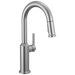 Delta Cordova 9985 Single Handle Pull-Down Bar/Prep Faucet - Lumicoat Arctic Stainless