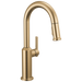 Delta Cordova 9985 Single Handle Pull-Down Bar/Prep Faucet - Lumicoat Champagne Bronze
