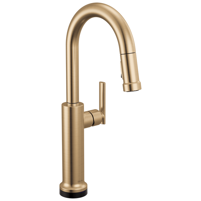 Delta Altado 9986TL Touch2O Technology Bar / Prep Faucet with Touchless Technology - Champagne Bronze