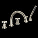 ROHL A2214 Lombardia® 5-Hole Deck Mount Tub Filler With C-Spout