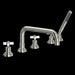 ROHL A2224 Lombardia® 5-Hole Deck Mount Tub Filler With U-Spout