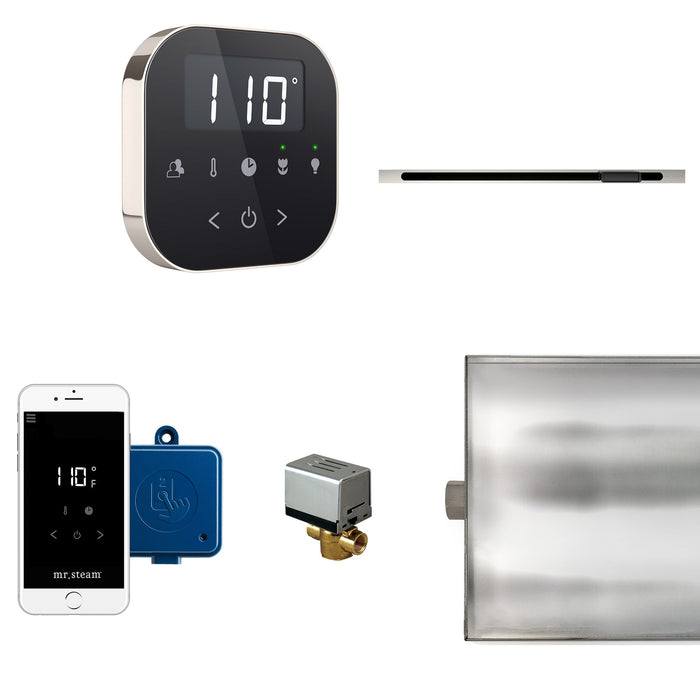 Mr. Steam ABTLRLBKPN AirButler® Linear Black in Polished Nickel