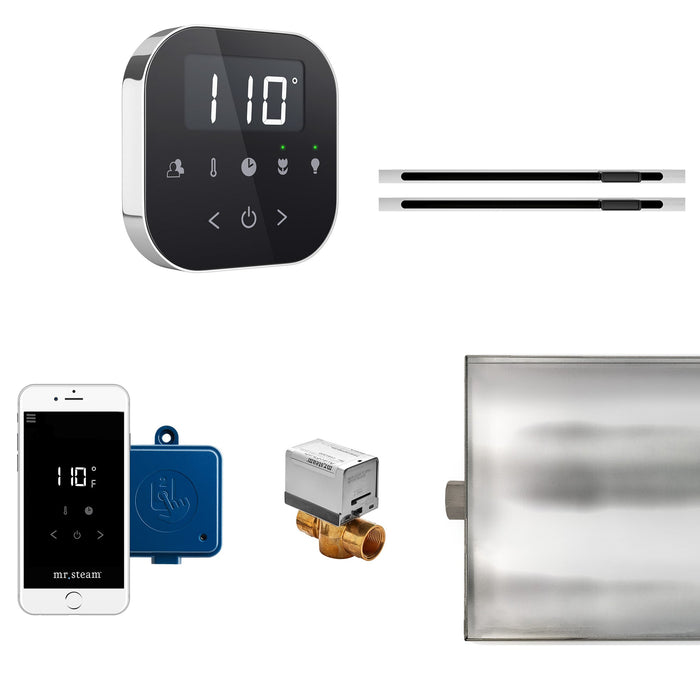 Mr. Steam ABTLRLXBKPC AirButler® Max Linear Black in Polished Chrome