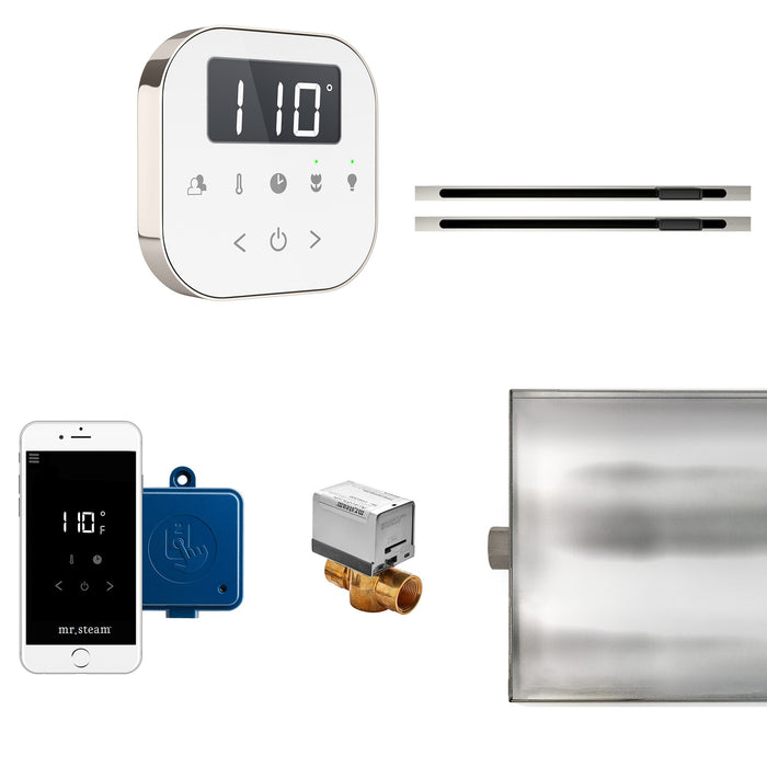 Mr. Steam ABTLRLXWHPN AirButler® Max Linear White in Polished Nickel