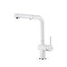 Franke Active Contemporary Single Handle Pull-Out Faucet - Polar White