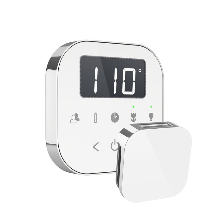 Mr. Steam AIRTWH-PC AirTempo® White in Polished Chrome