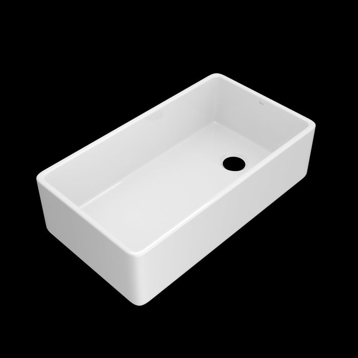 ROHL AL3620AF1 Allia 36" Fireclay Single Bowl Apron Front Kitchen Sink
