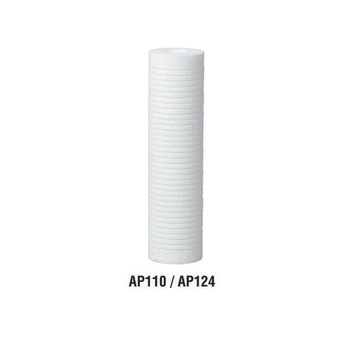 3M AP110 Filter Cartridge, 5 um, 2-1/2 in Dia, 9-3/4 in H