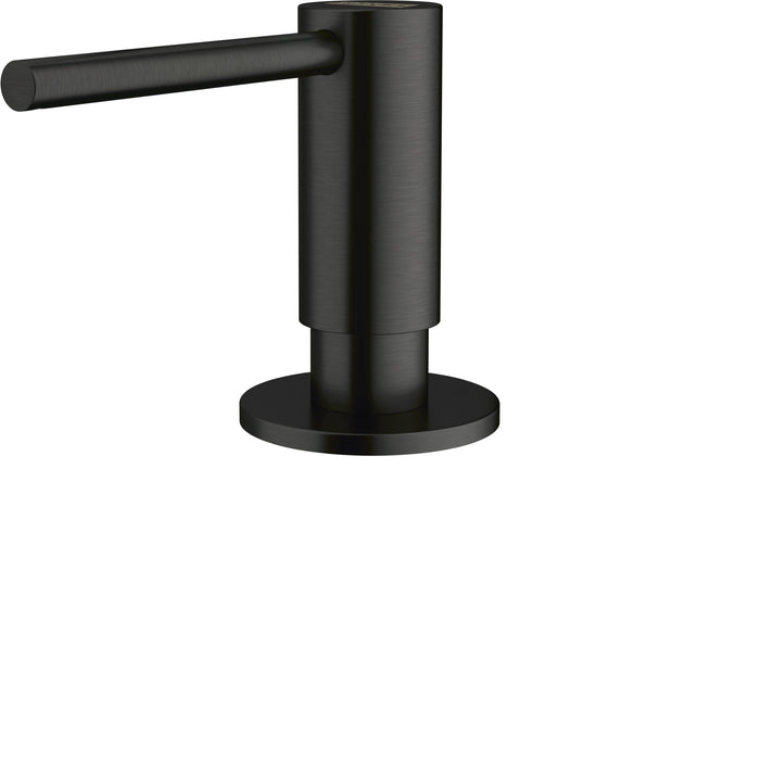 Franke Atlas Series Single Hole Top Refill Soap Dispenser - Industrial Black