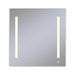AiO 29-1/8" x 29-7/8" x 1-1/2" lighted mirror with LUM lighting at 2700 kelvin temperature (warm light), dimmable, USB charging ports and OM Audio