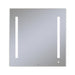 AiO 29-1/8" x 29-7/8" x 1-1/2" lighted mirror with LUM lighting at 4000 kelvin temperature (cool light), dimmable and USB charging ports