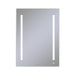 AiO 29-1/8" x 39-1/4" x 1-1/2" lighted mirror with LUM lighting at 4000 kelvin temperature (cool light), dimmable and USB charging ports